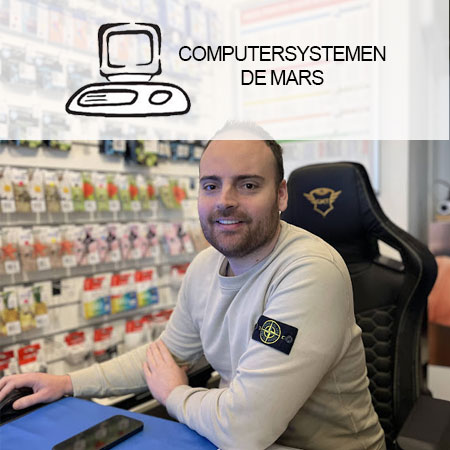 De Mars levert computers, accessoires én verzorgt reparatie aan pc’s en smartphones